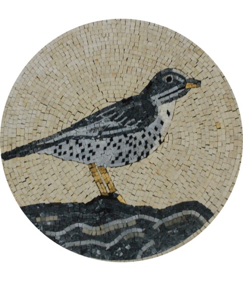 AN1031 Bird Nature Garden Design  Mosaic