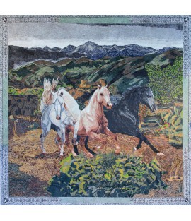 AN1130 Three Horses Masterpiece Mosaic