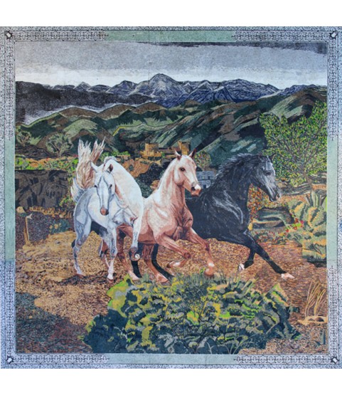 AN1130 Three Horses Masterpiece Mosaic