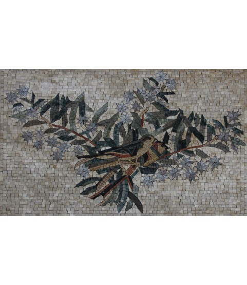 Home Decor Mosaic with Birds
