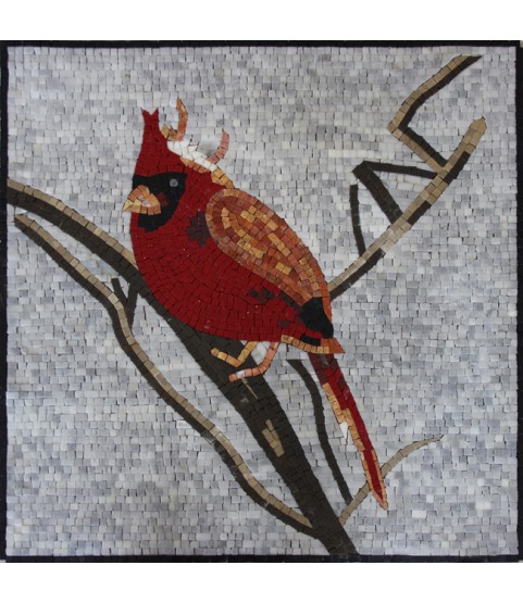 AN1137 Red Cardinal Mosaic