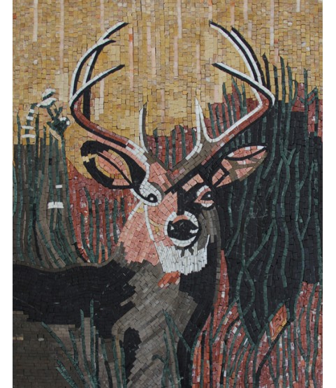 AN137 Deer head Mosaic
