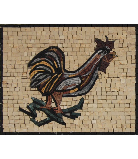 AN879 Rooster Fun  Mosaic