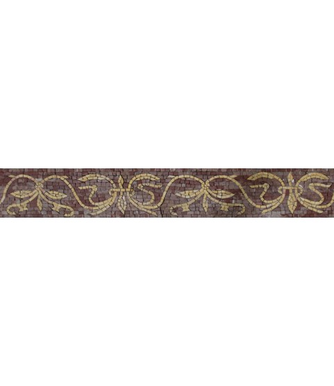 BD175 Decorative fleur de lys border Mosaic