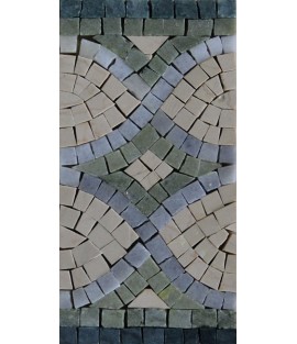 BD1024 SRepetitive Border Mirror Frame Design  Mosaic