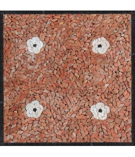 Crazy Cut Mini Flowers Floor Tile Mosaic
