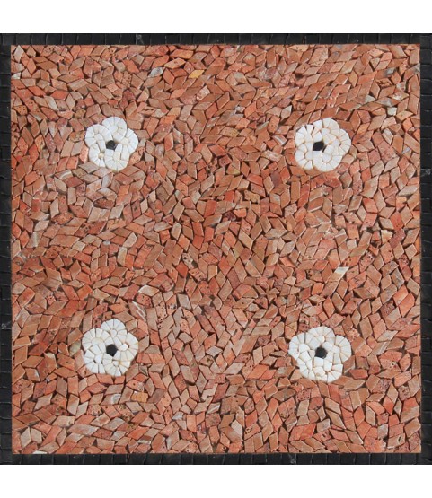 Crazy Cut Mini Flowers Floor Tile Mosaic