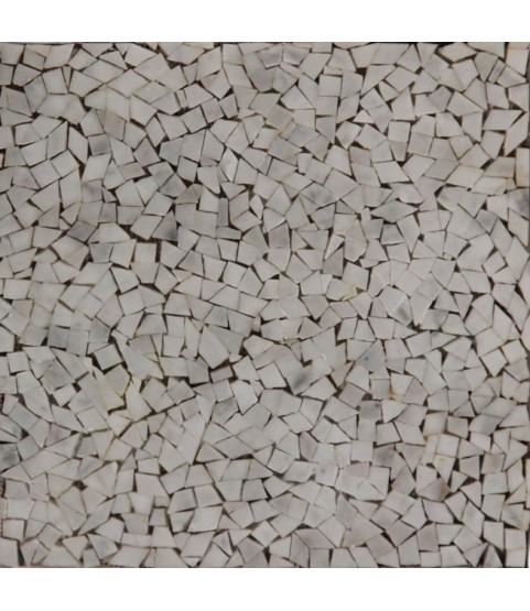 Crazy Cut Carrara Mosaic