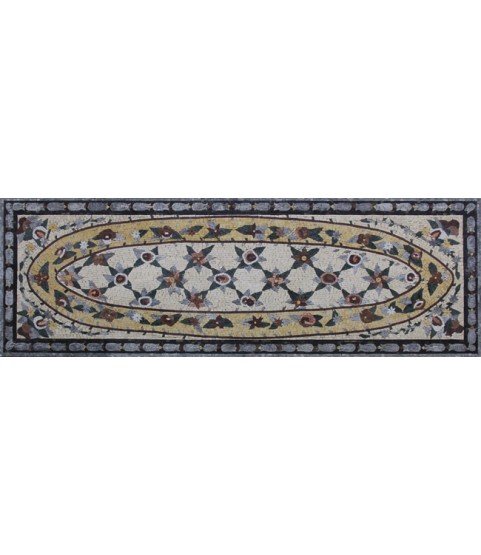 CR1108 Artistic Floral Floor Carpet Rug Home  Mosaic