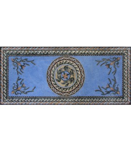 CR1197 Roman Floral Central Medallion Mosaic