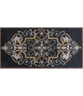 CR1198 Floral Geometry Mosaic