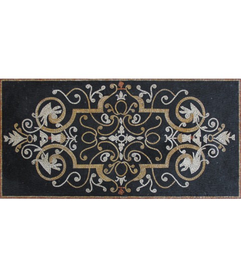 CR1198 Floral Geometry Mosaic