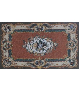 CR1230 Handmade Floral Artistic Floor Bouquet  Mosaic