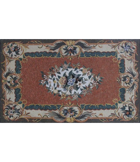 CR1230 Handmade Floral Artistic Floor Bouquet  Mosaic
