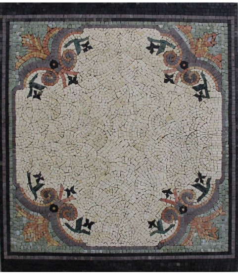 CR1231 Autumn Spirit Stone Floor Carpet Decor  Mosaic