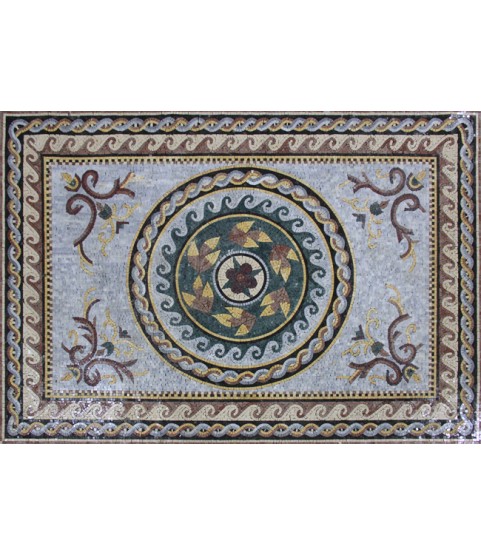 CR1253 Handmade Rug Artistic Carpet Home Design  Mosaic
