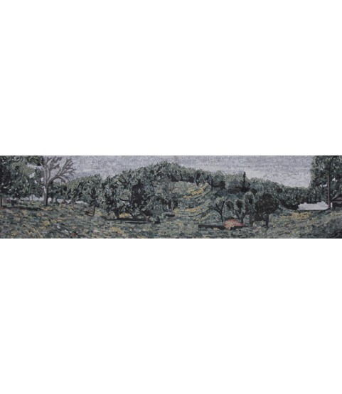 CR1256 Landscape Tree Floor Rug Carpet Home  Mosaic