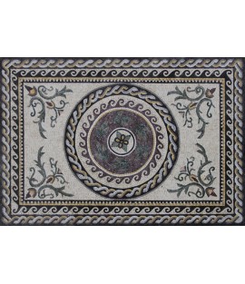 CR1261 Handmade Wave Twisted Rope Wall Floor  Mosaic