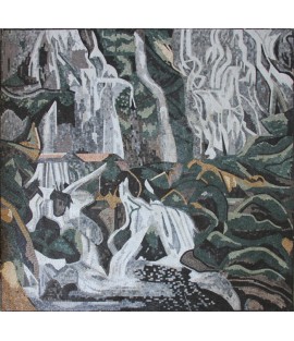 CR211 Waterfalls Natural Landscape  Mosaic
