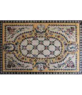 CR234 Exquisite Carpet Floral Design  Mosaic