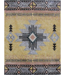CR462 Rectangular indian style patterns Mosaic