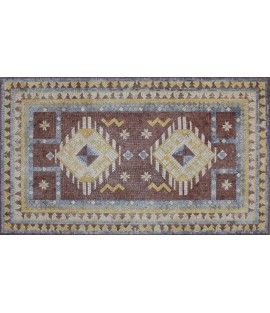 CR719 Geometrical Rug Design Art Floor Carpet  Mosaic