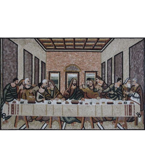 The Last Supper of Jesus Christ Religious  Mosaic