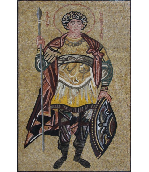 Saint Nicholas Religious Wall Mosaic