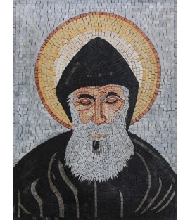 Blessed Saint Charbel Lebanese Saint Religious Mosaic