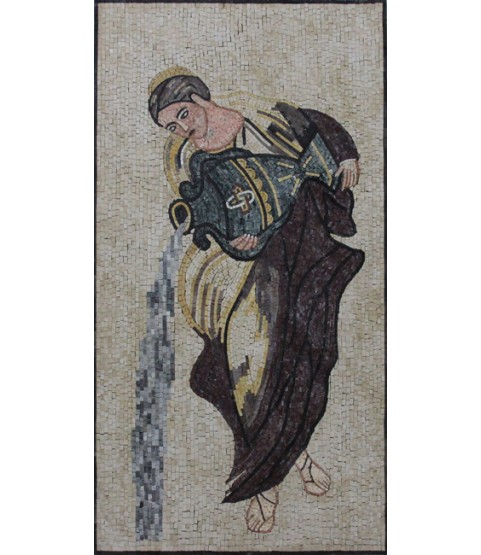 FG347 Woman pourring water Mosaic