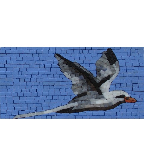 IN631 Sea Gull Ocean Bird  Mosaic