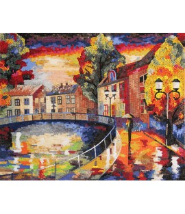 LS117 Leonid Afremov Recreation Painting  Mosaic
