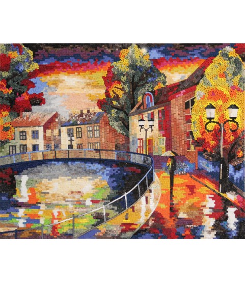 LS117 Leonid Afremov Recreation Painting  Mosaic