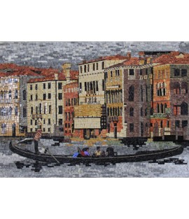 LS157 Beautiful Venice Gondola  Mosaic
