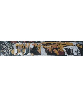 LS59 Horizontal Landscape Waterfall Mosaic
