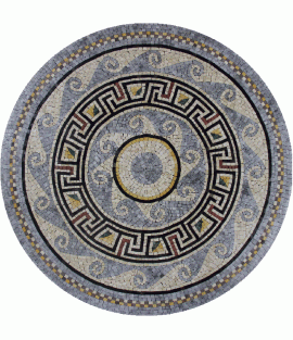 MD139 grey waves & keys Mosaic