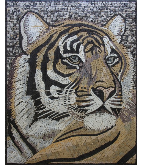 Tiger Wall Decor Mosaic