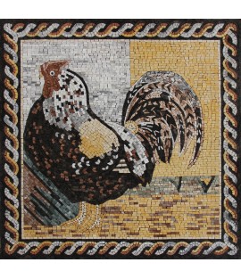 Majestic rooster Mosaic