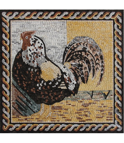 Majestic rooster Mosaic