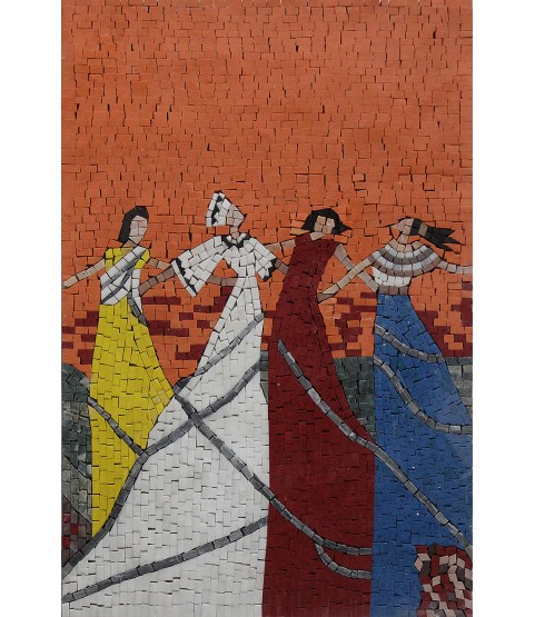 African Vibes Mosaic Wall Art