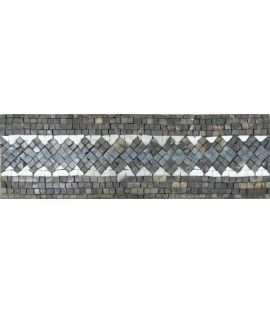 Rhombus Checkers Border Mosaic