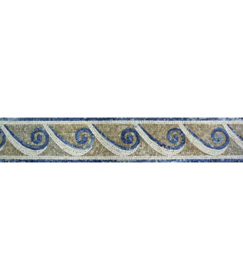 BD279 Waves Border Mosaic