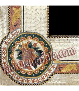 BD295 Colorful border design Mosaic