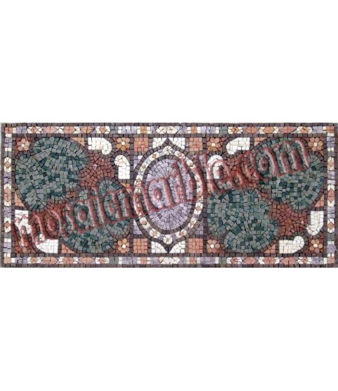 BD297 colorful multi-design border Mosaic