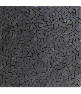 Black Crazy Cut Mosaic