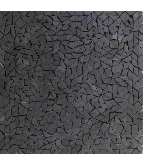 Black Crazy Cut Mosaic
