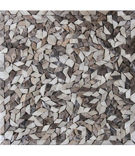 Light and Dark Emperador Mosaic