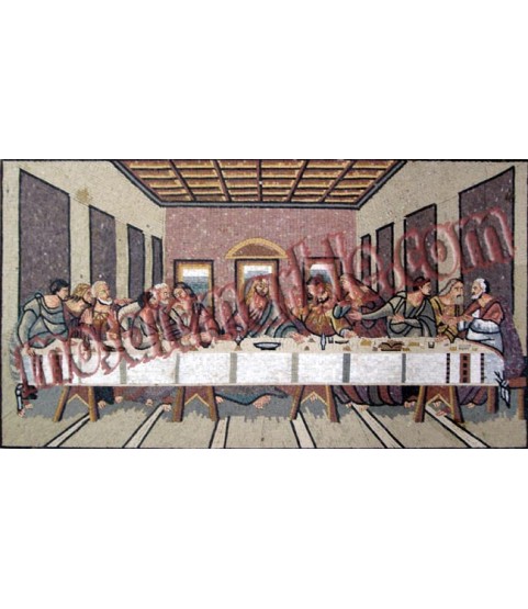 The Last Supper Simple Religious Mosaic