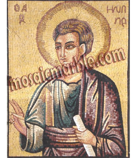 Saint Philip the Apostle Religious Byzantine Mosaic