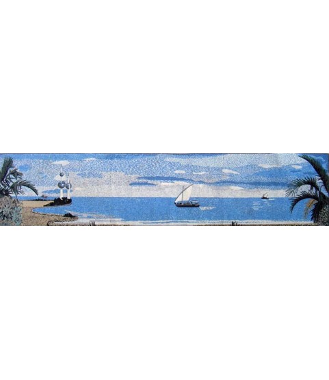 LS4 Beautiful sailing boats Mosaic